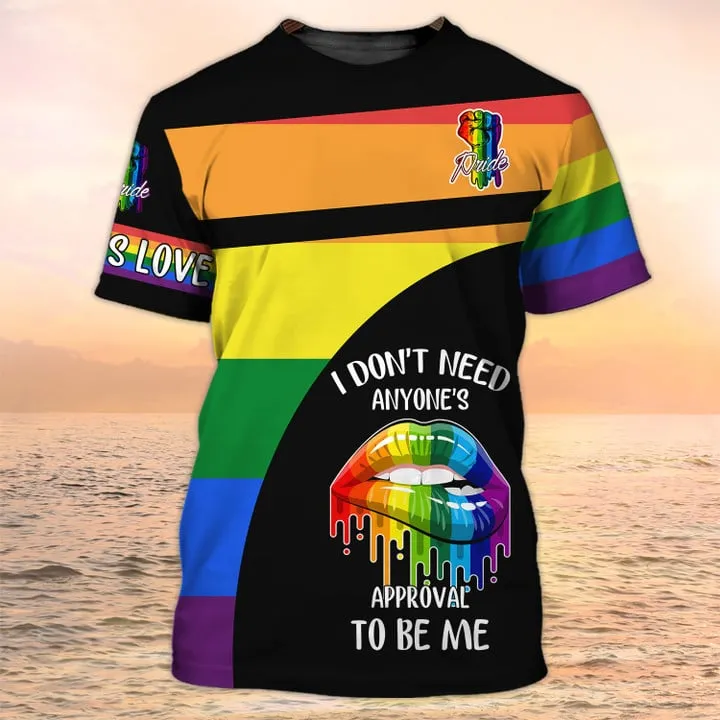 3D All Over Print Flag American LGBT Pride, Rainbow LGBT, Lgbt Shirt, Pride Tee Shirt