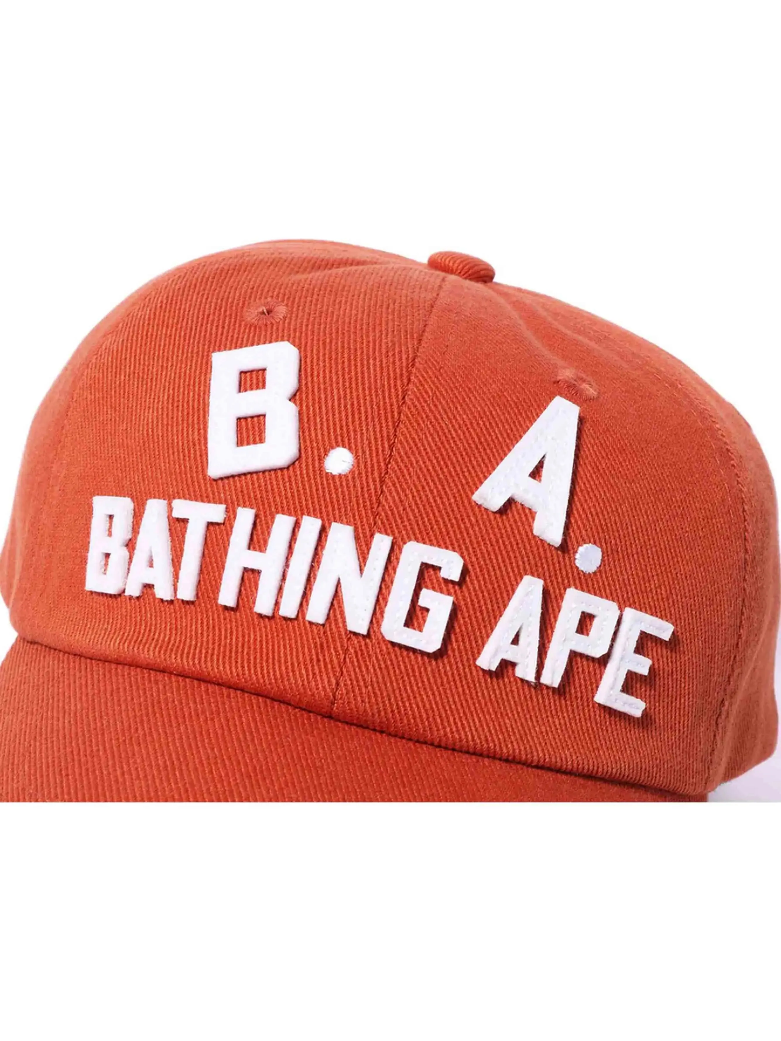 A Bathing Ape B.A. Washed Twill Cap Orange