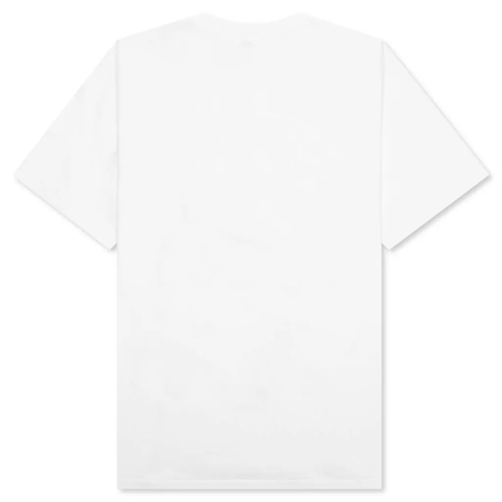 Abc Camo Crazy Big Ape Head Tee - White