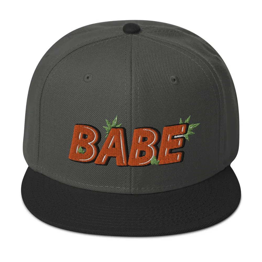 BABE Snapback Cap