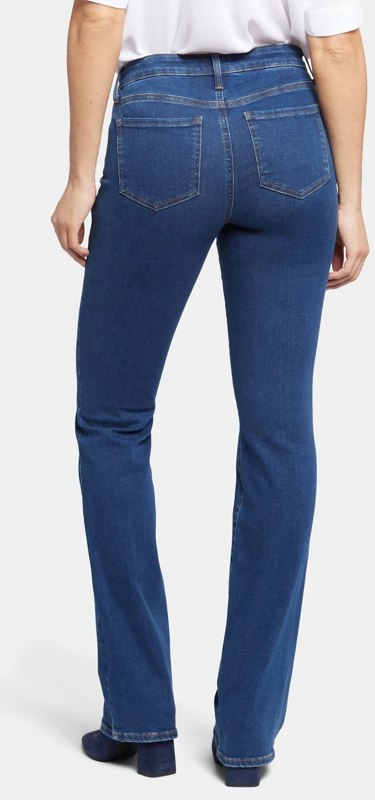 Barbara Bootcut Jeans Mediumblauw Premium Denim | Quinn