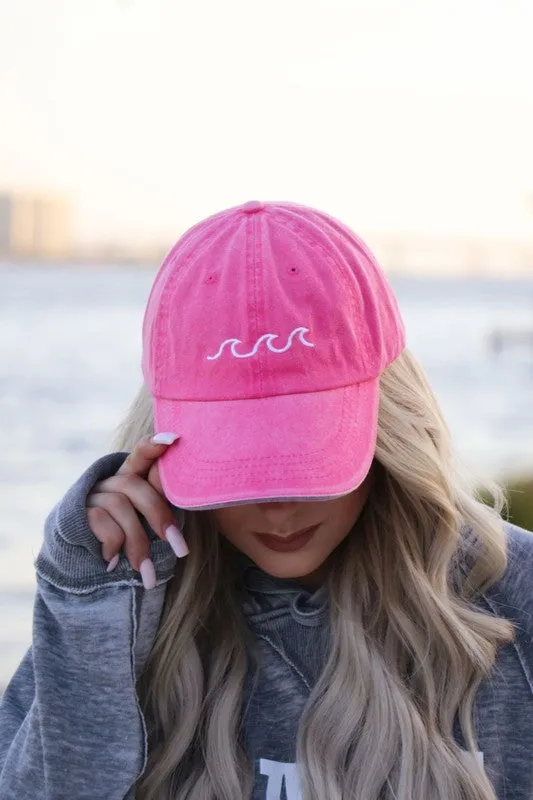 Beach Waves Baseball Cap