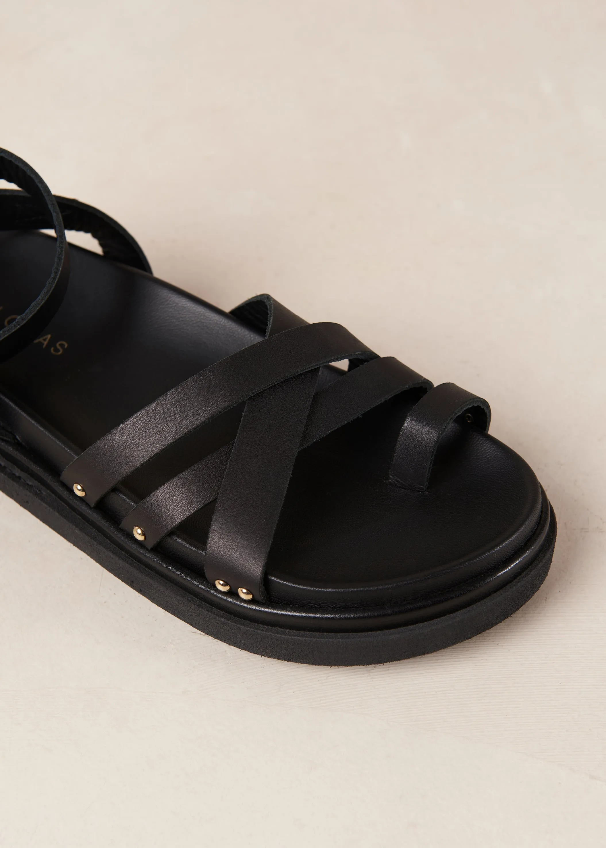 Buckle Up Black Sandal