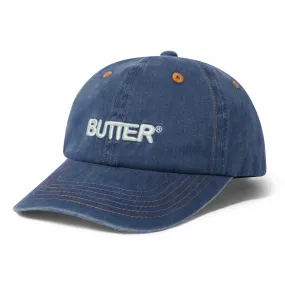 Butter Goods Rounded Logo 6 Panel Cap Slate