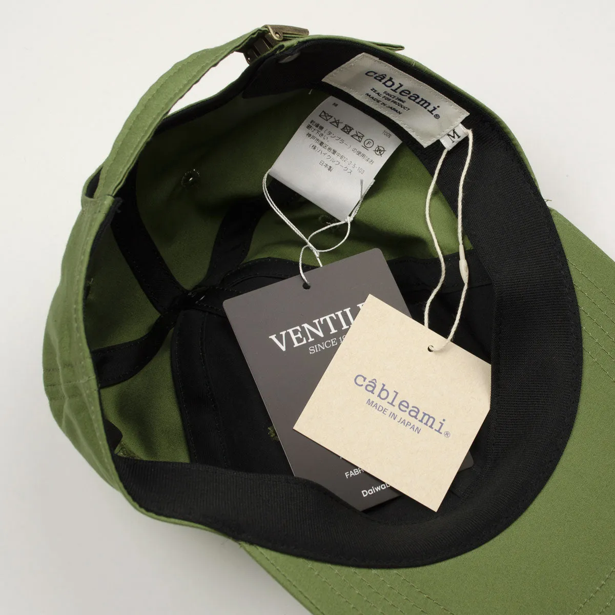 cableami - 60/2 Ventile 6-Panel Cap - Olive