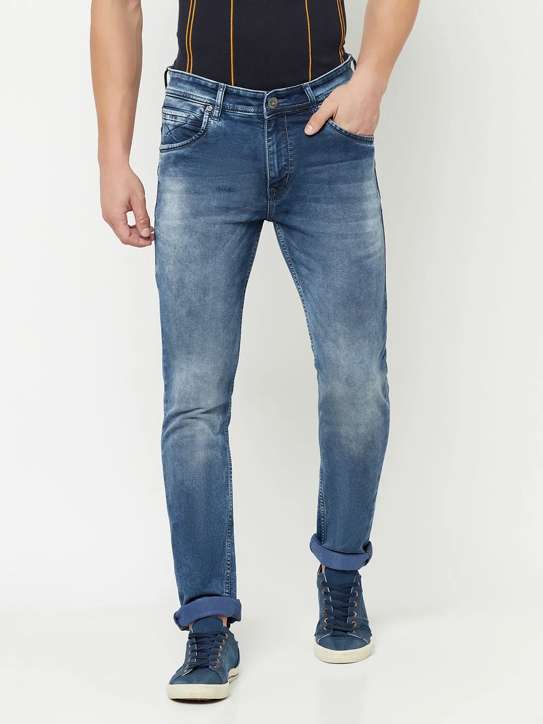 Cantabil Blue Men's Denim