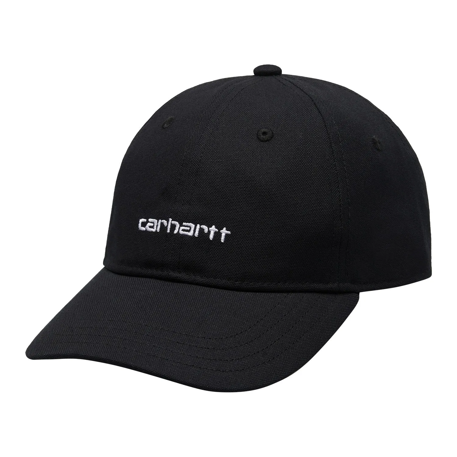 Carhartt Canvas Script Cap Black / White