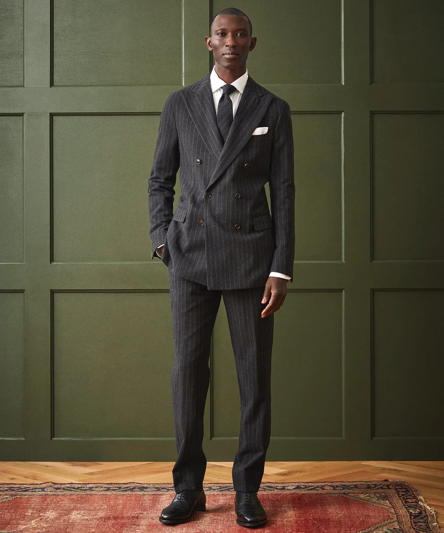 Charcoal Pinstripe Sutton Suit Pant