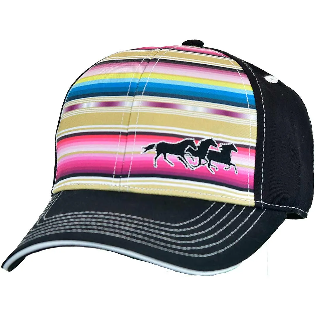 Cowgirl Hardware Toddler Girls' Serape Stripe Cap