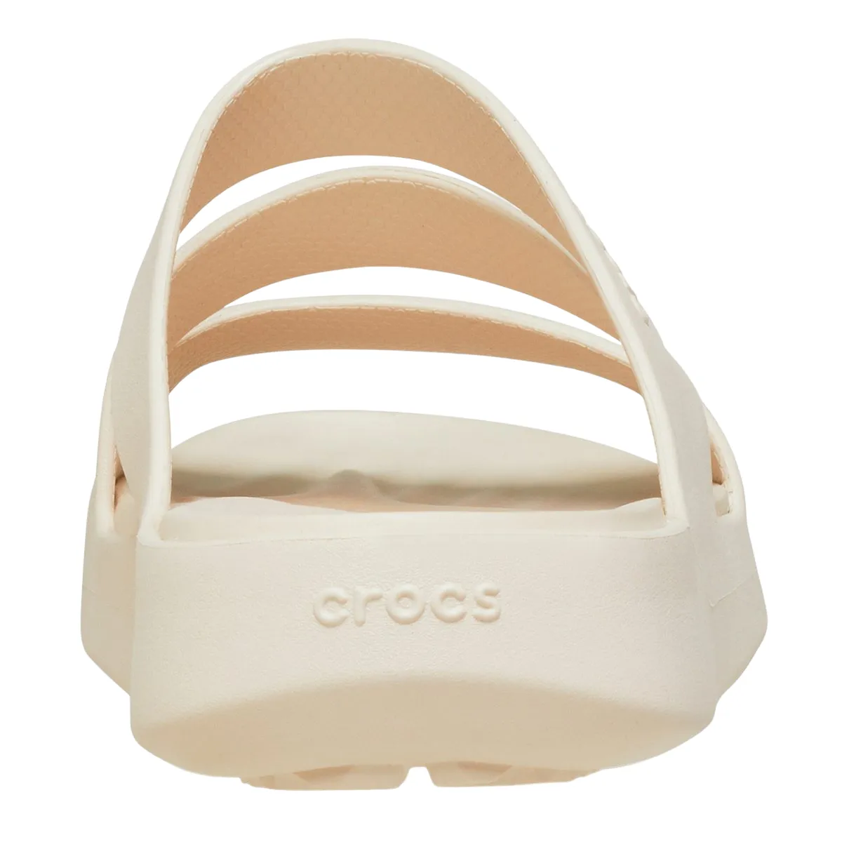 Crocs Fuga Strappy sandal slipper for women 209587-160 stucco