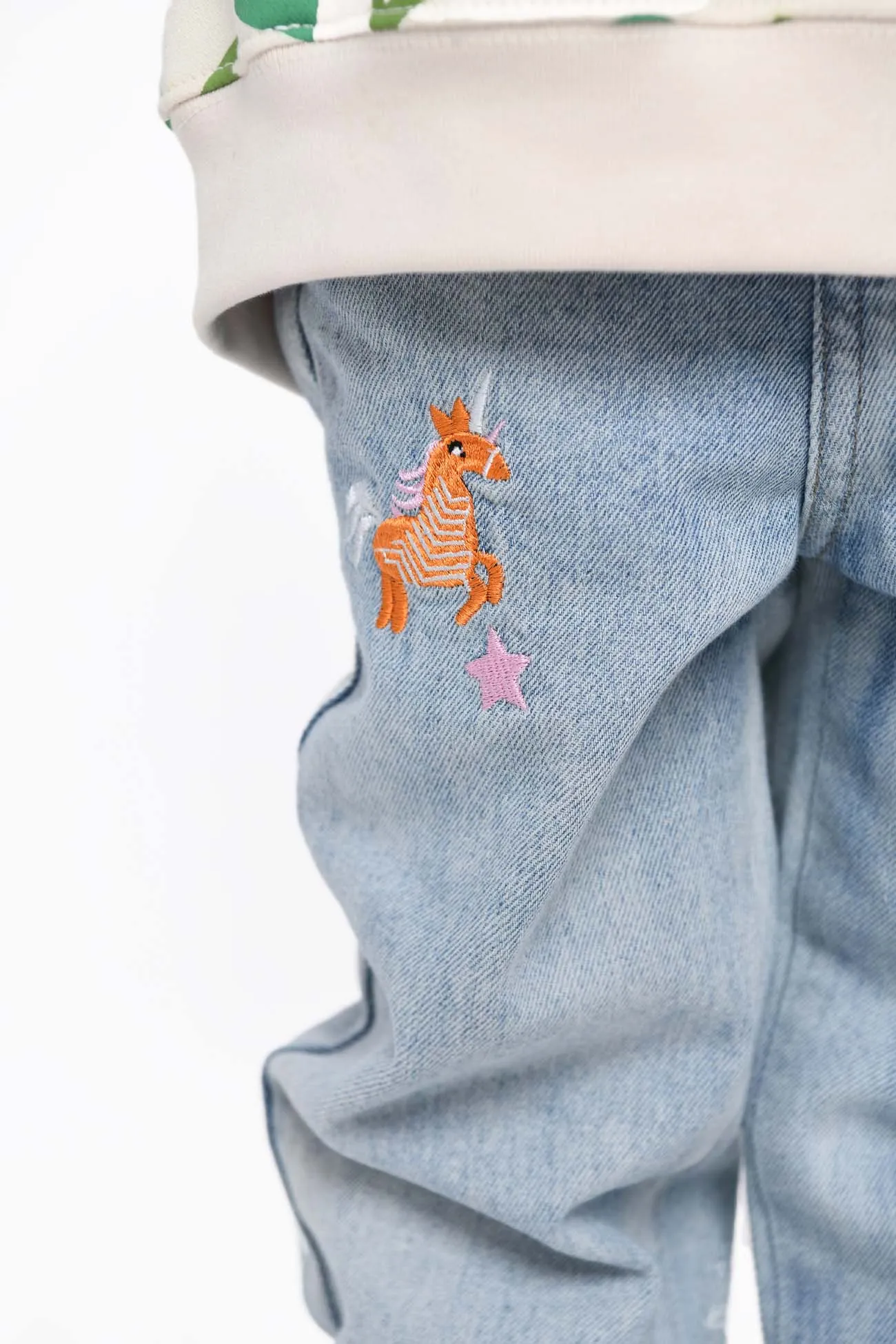 Embroidered Jeans