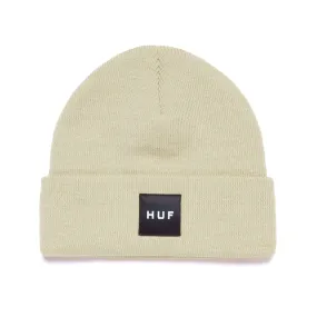 ESSENTIALS BOX LOGO BEANIE (Natural)