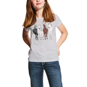 Girl's Ariat 360 White View Tee