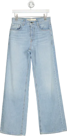 grlfrnd Blue The Lauren Super Loose Wide Leg Jeans UK 4