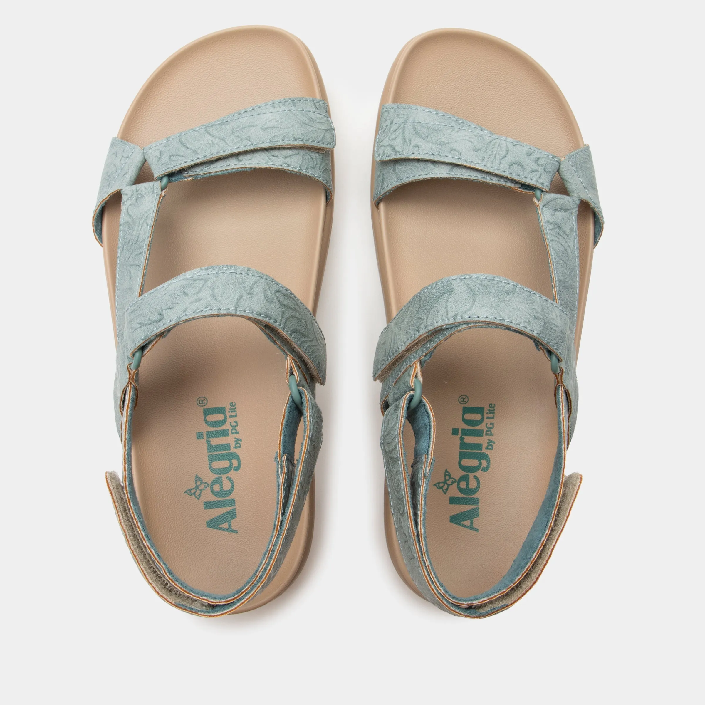 Henna Aged Denim Sandal