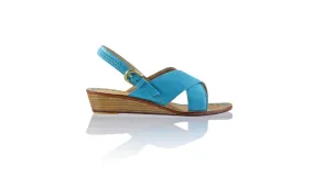 Ines Strap 35mm Wedge - Turquoise