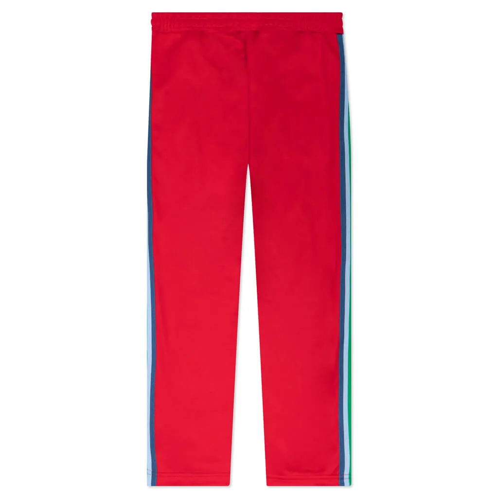 Kids Logo Rainbow Track Pant - Red/White