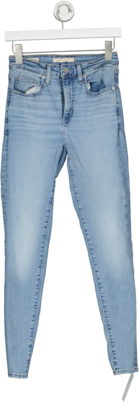 levis Blue 721 High Rise Skinny Jeans W27