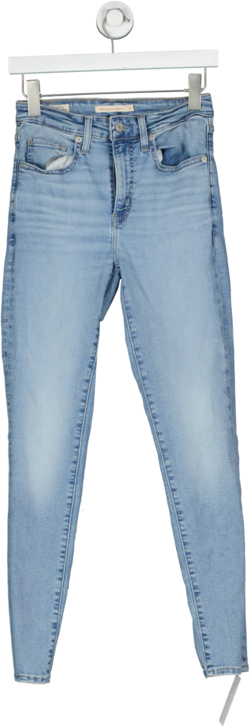 levis Blue 721 High Rise Skinny Jeans W27