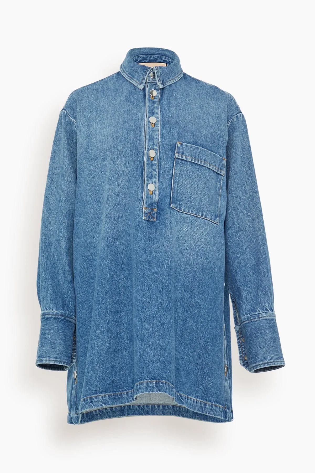 Long Sleeve Shirt in Indigo