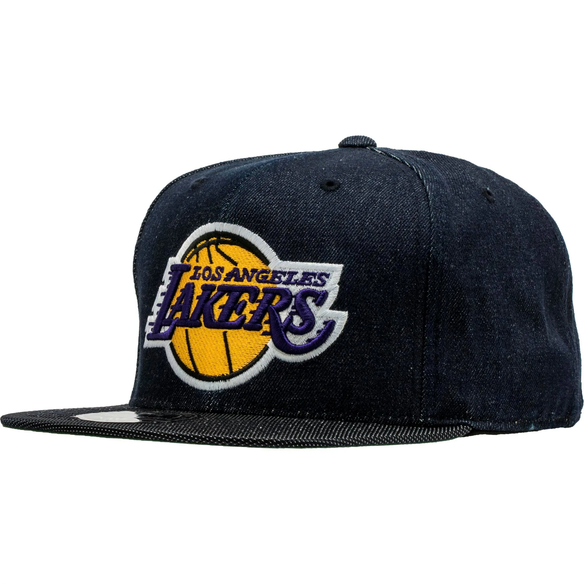 Los Angeles Lakers Men's Fitted Hat - Denim