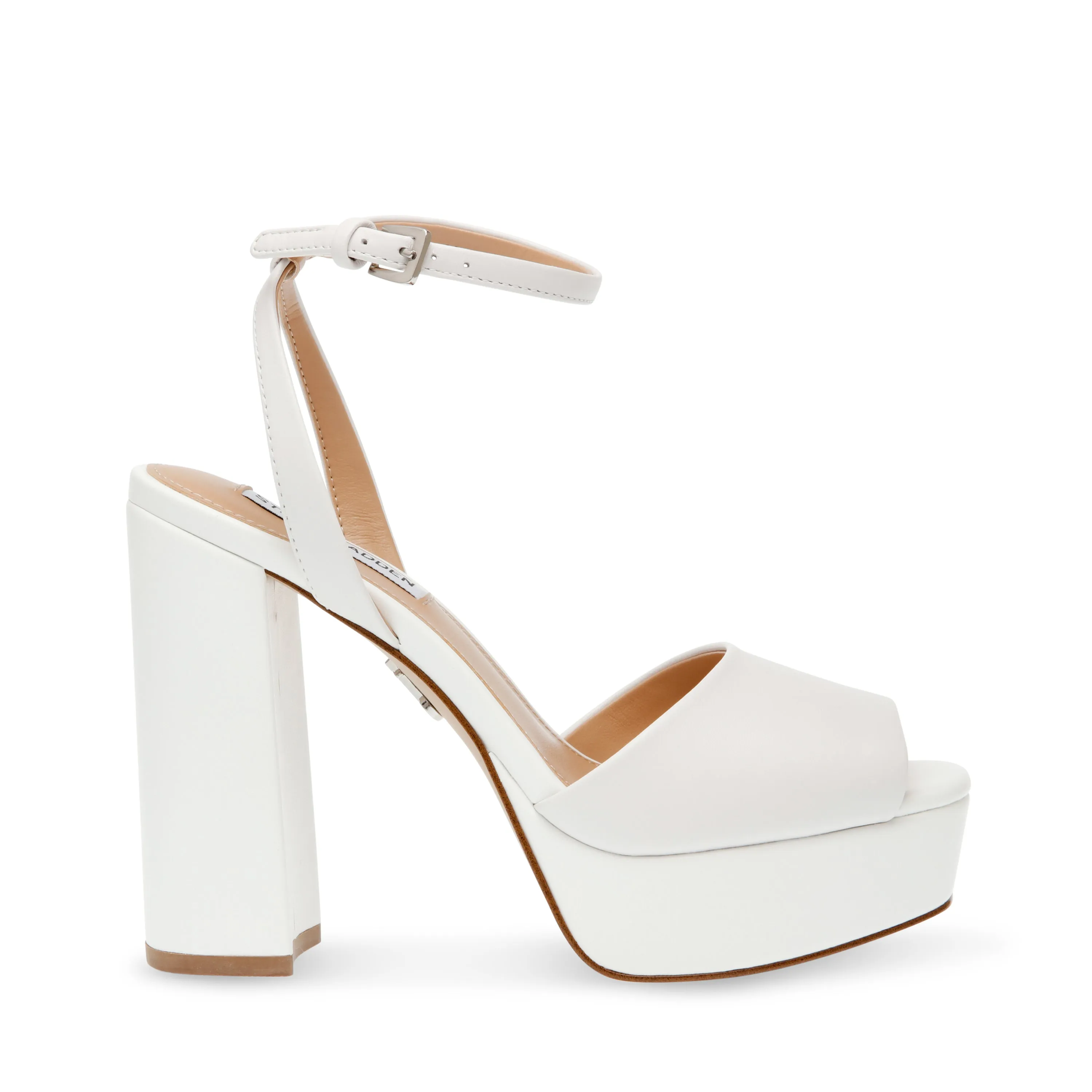 Lourdes Sandal WHITE LEATHER