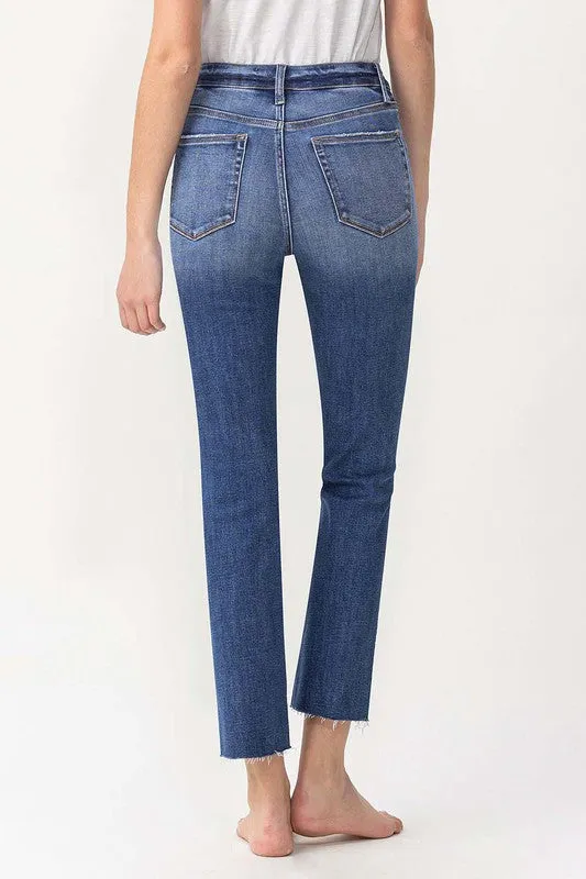 Lovervet High Rise Slim Straight Jeans