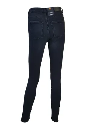 MONKI Mocki Black Cropped Mid Rise Skinny Jeans