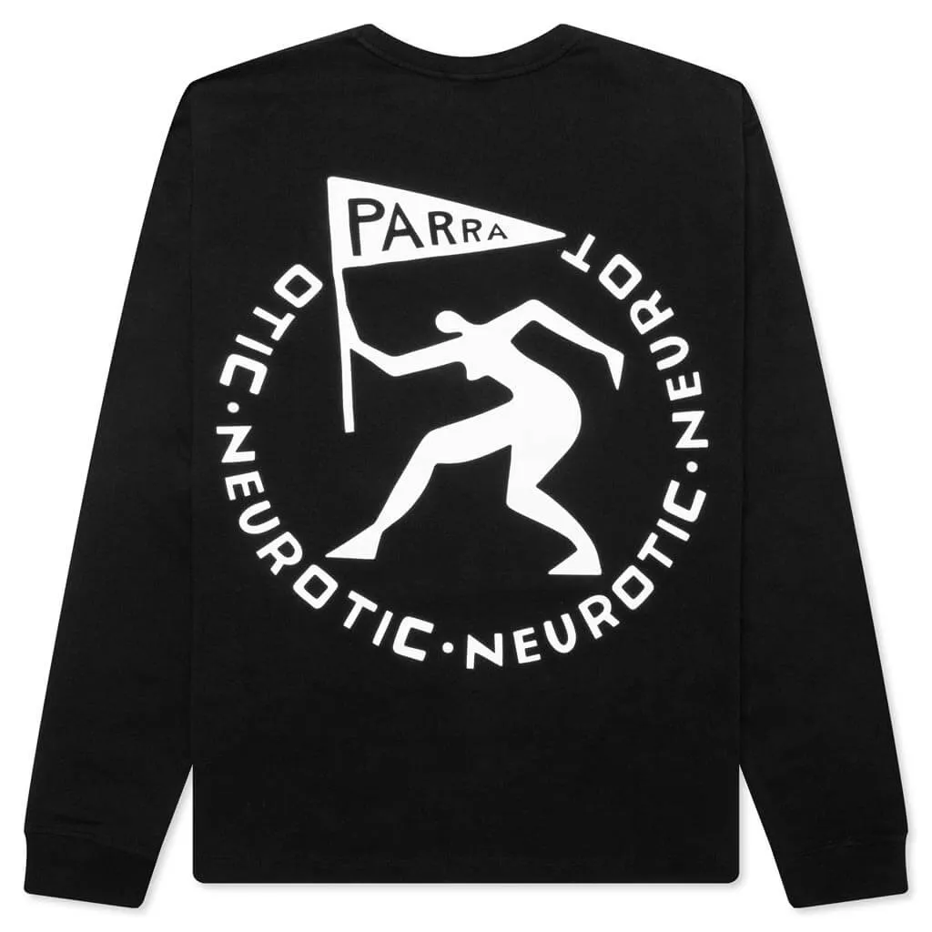 Neurotic Flag Long Sleeve T-Shirt - Black