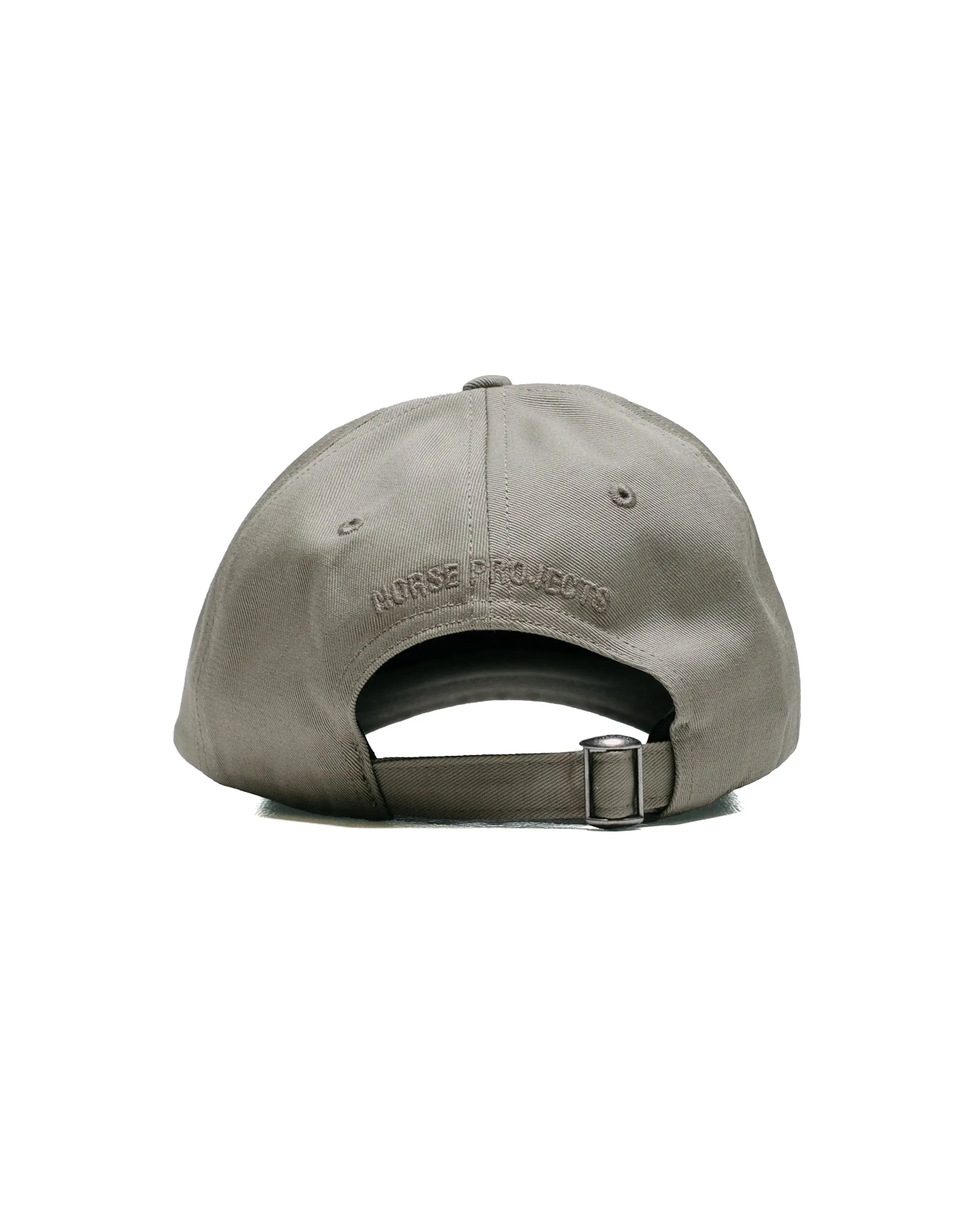 Norse Projects Twill Sports Cap Sediment Green