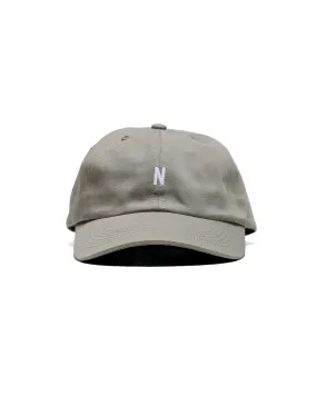 Norse Projects Twill Sports Cap Sediment Green