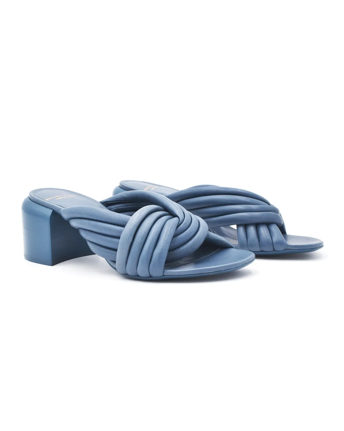 Officine Creative Ethel Stone Blue Twisted Sandal