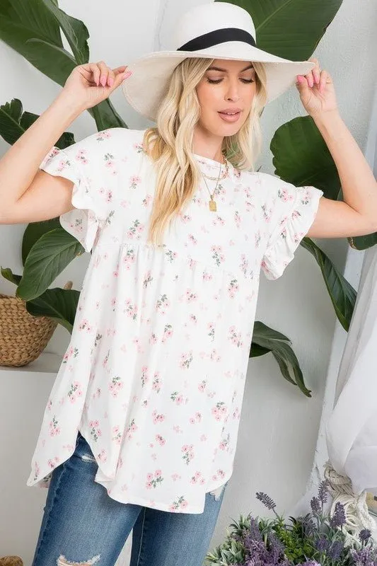 Peony Babydoll Top