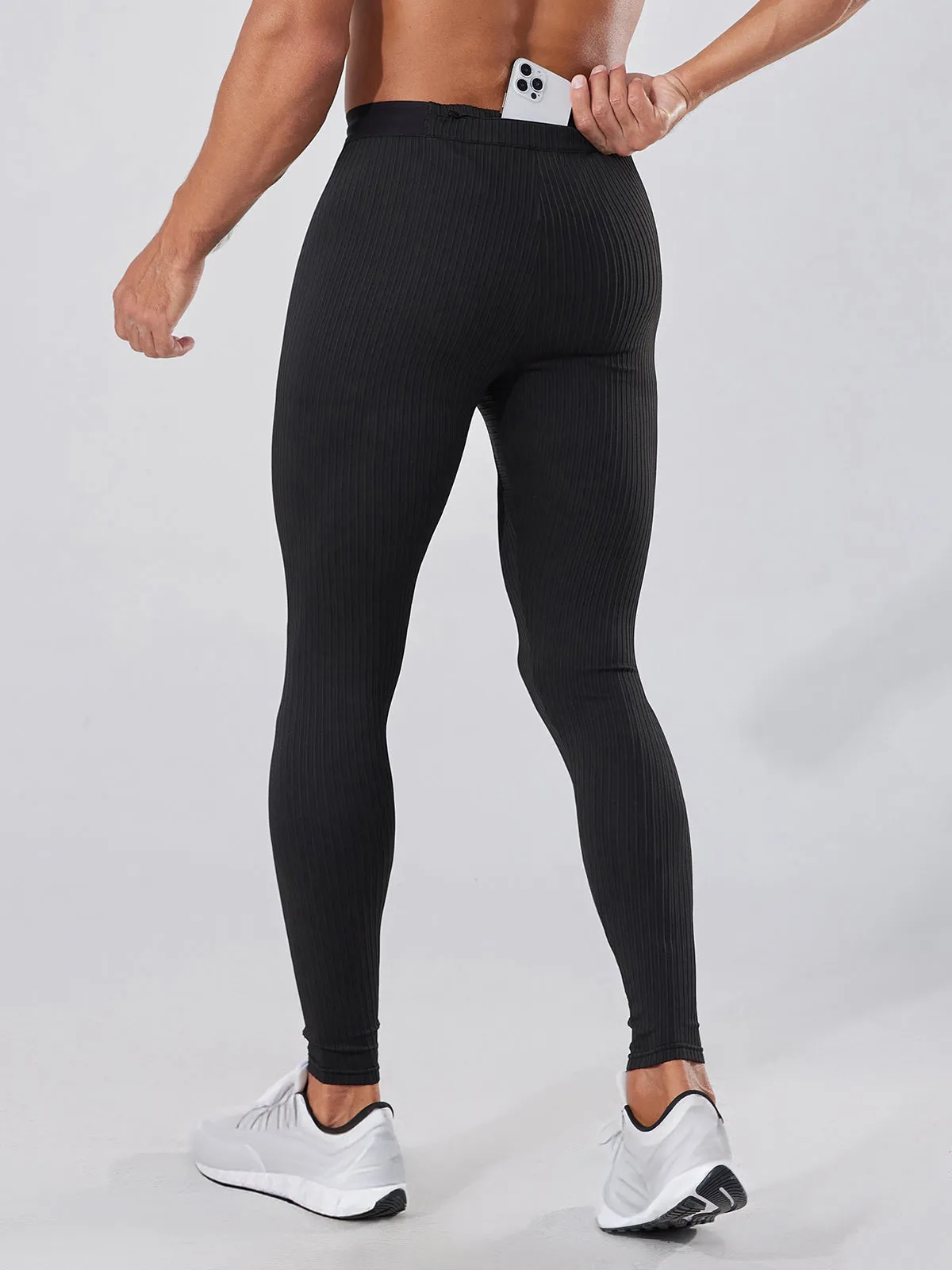 Pro Compression Running Legging with Zip Pockets