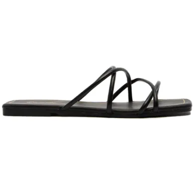 QUPID Flashy Strappy Slide Sandal