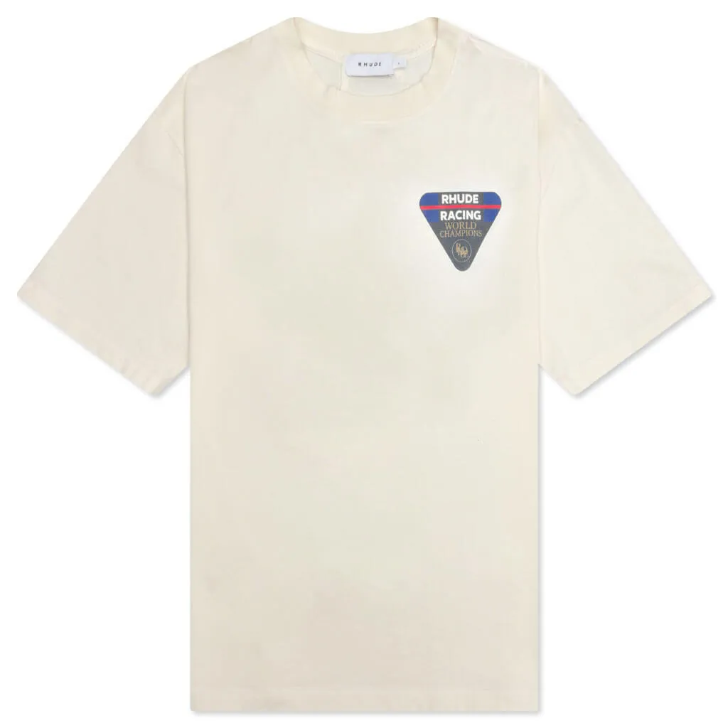 Race Patch Tee - Vintage White