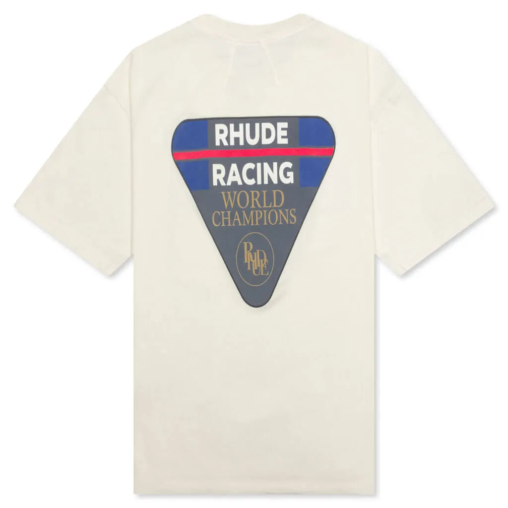 Race Patch Tee - Vintage White