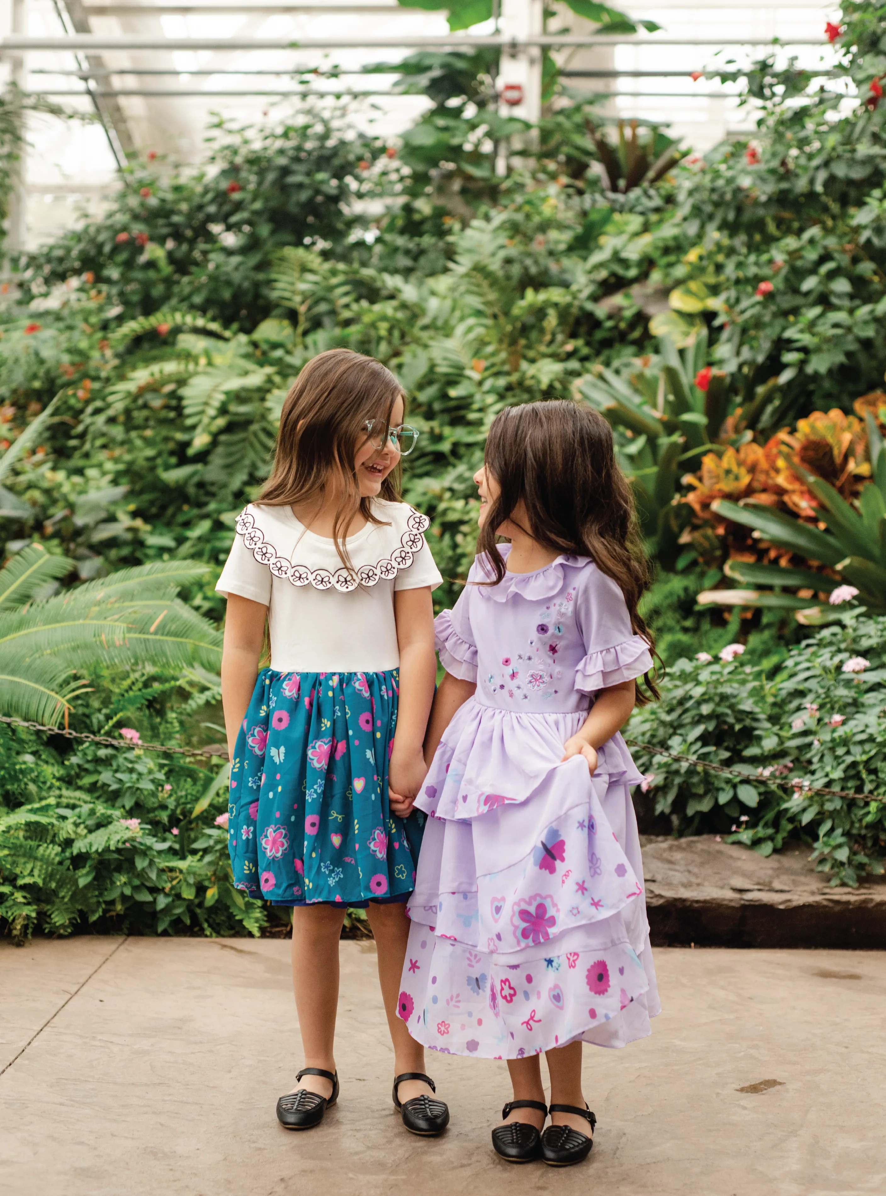 Ruffled Floral Dress