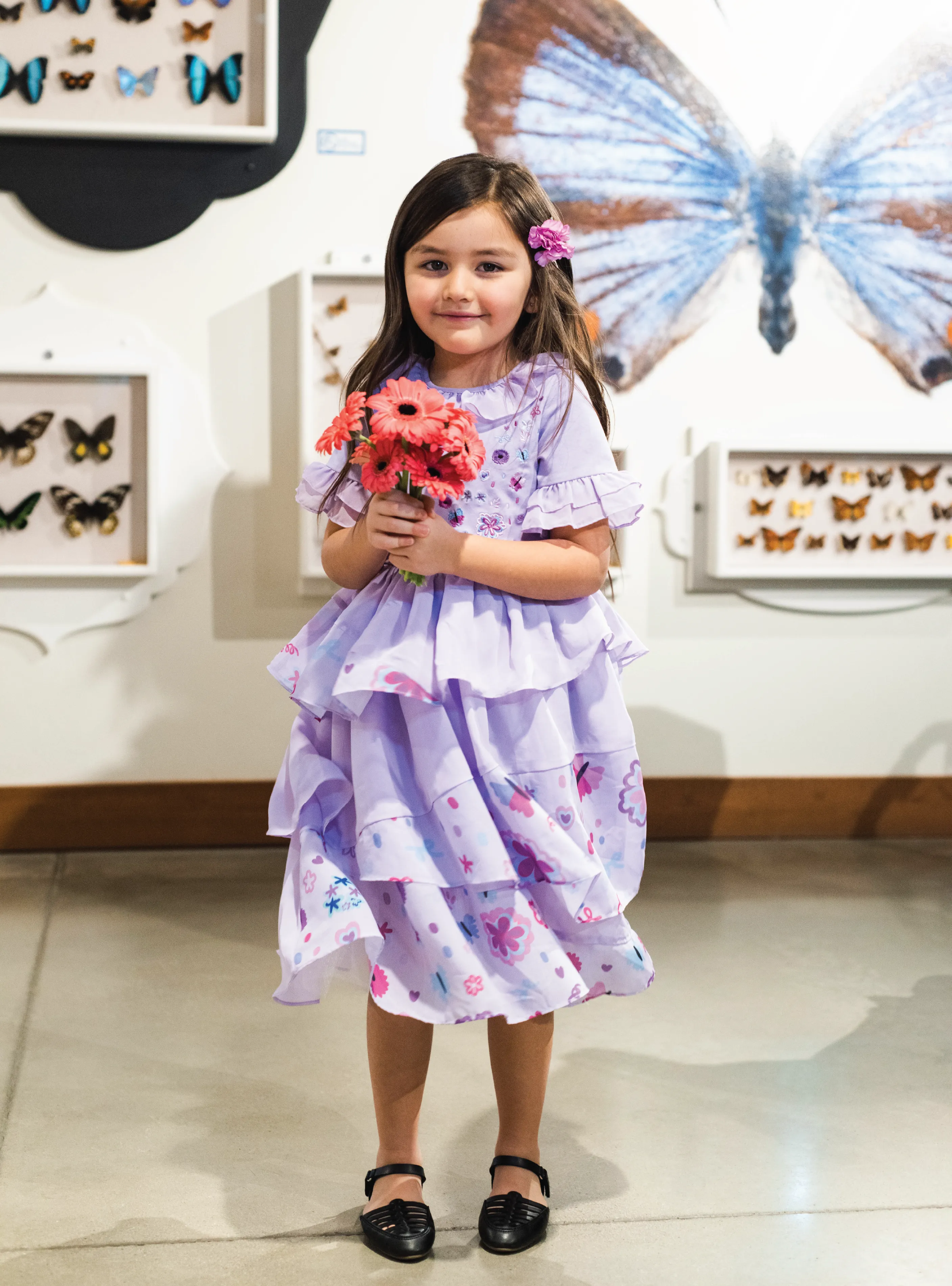 Ruffled Floral Dress