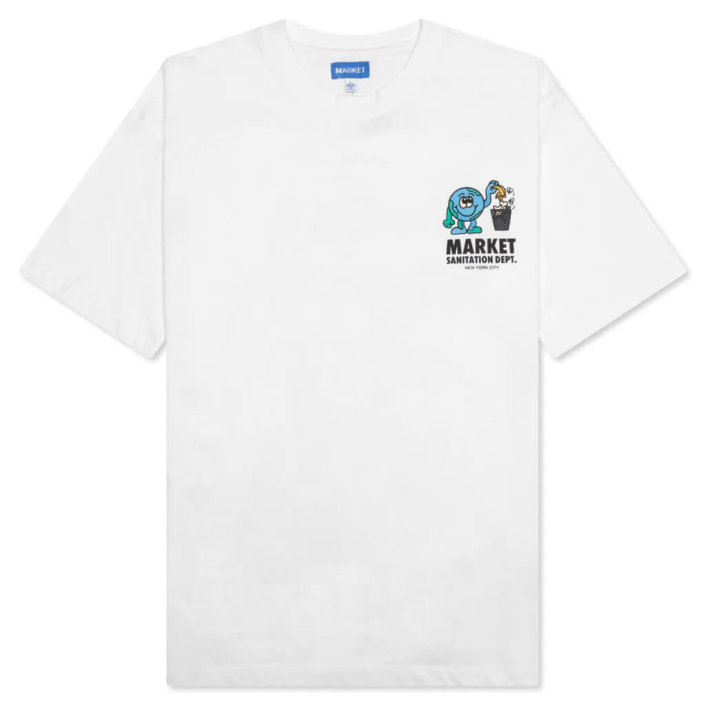 Sanitation Dept T-Shirt - White