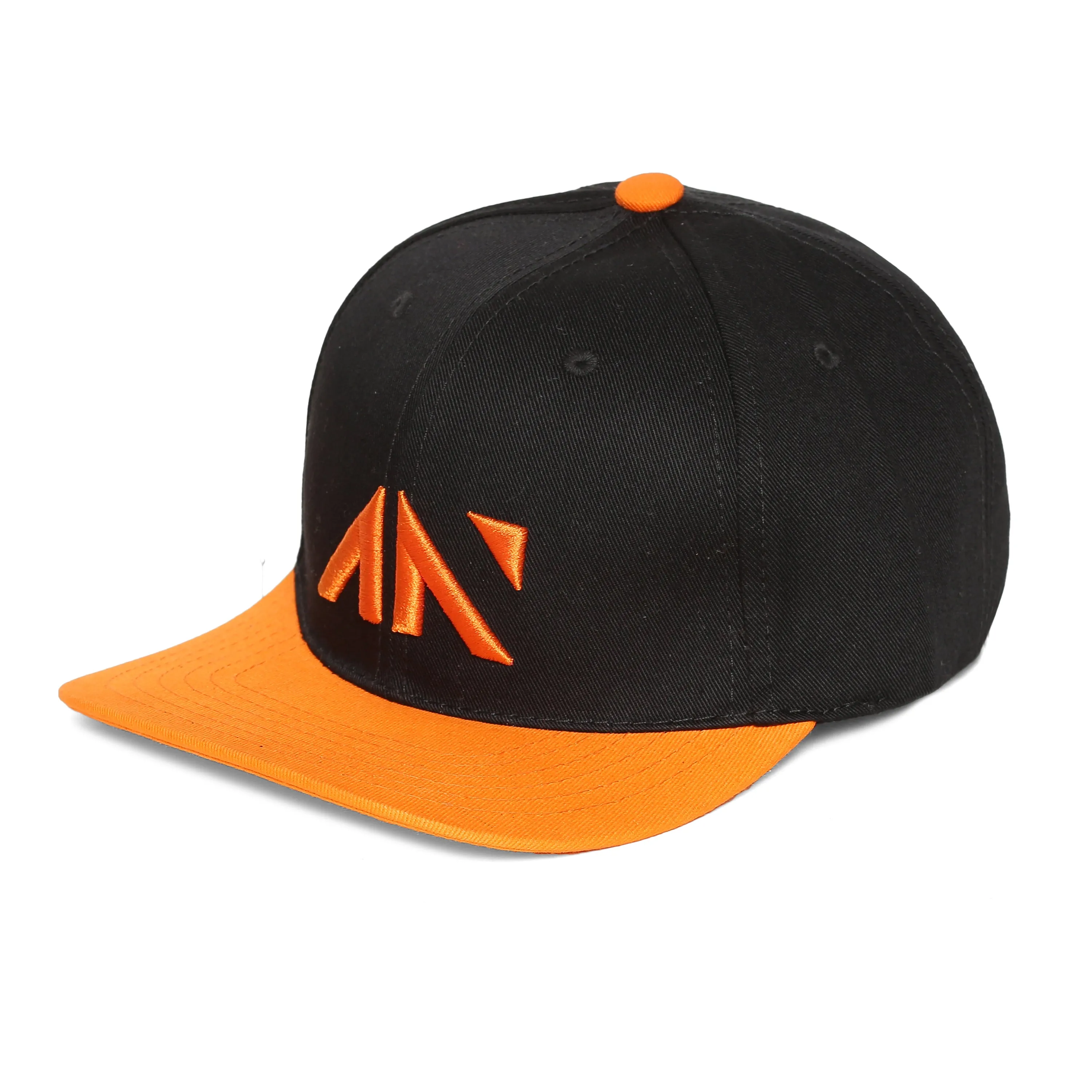 Snapback Cap - Black Orange