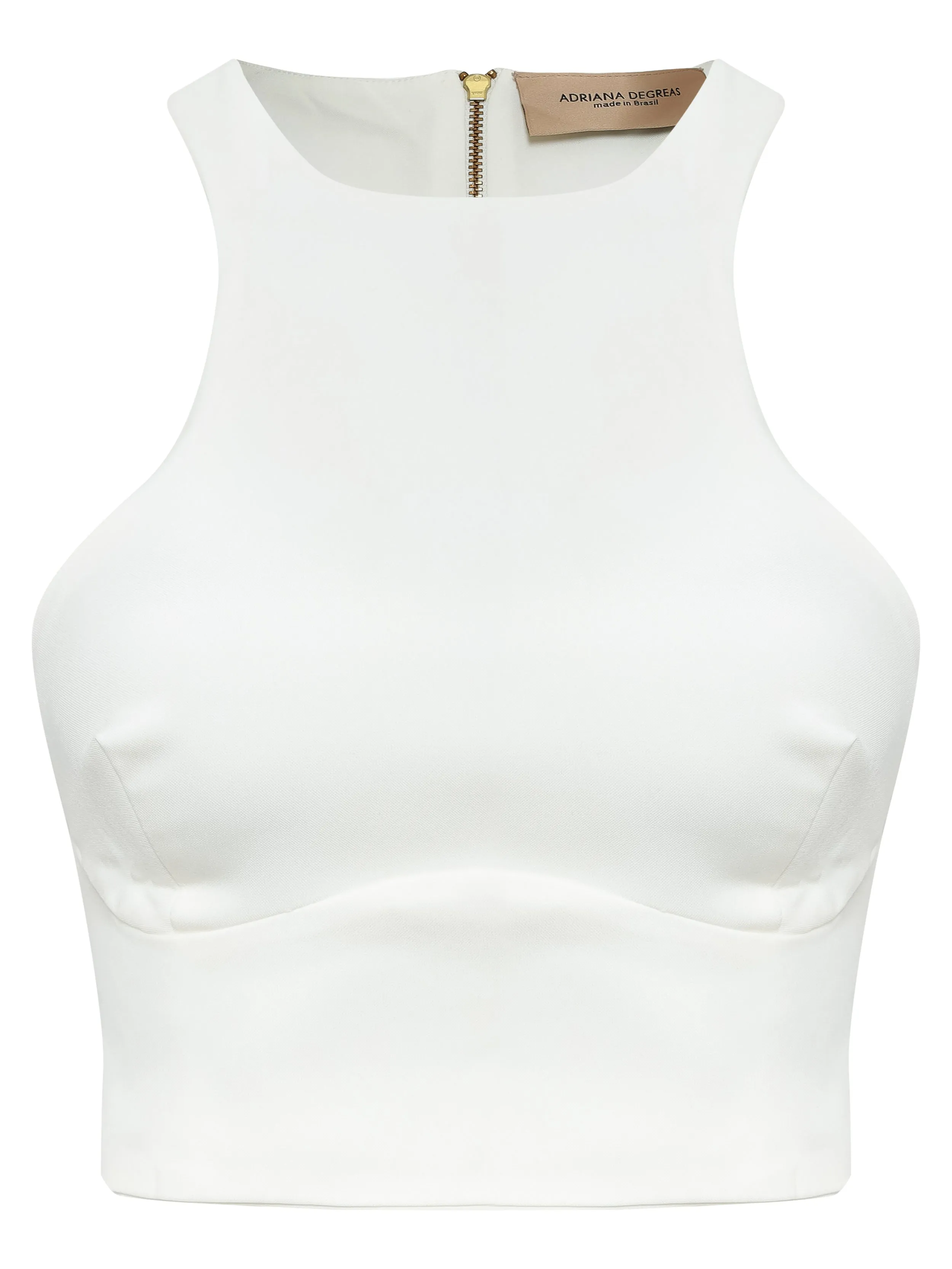 Solid Cut Out Detail Top