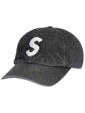 Supreme Kevlar Denim S Logo 6-Panel Black [SS22]