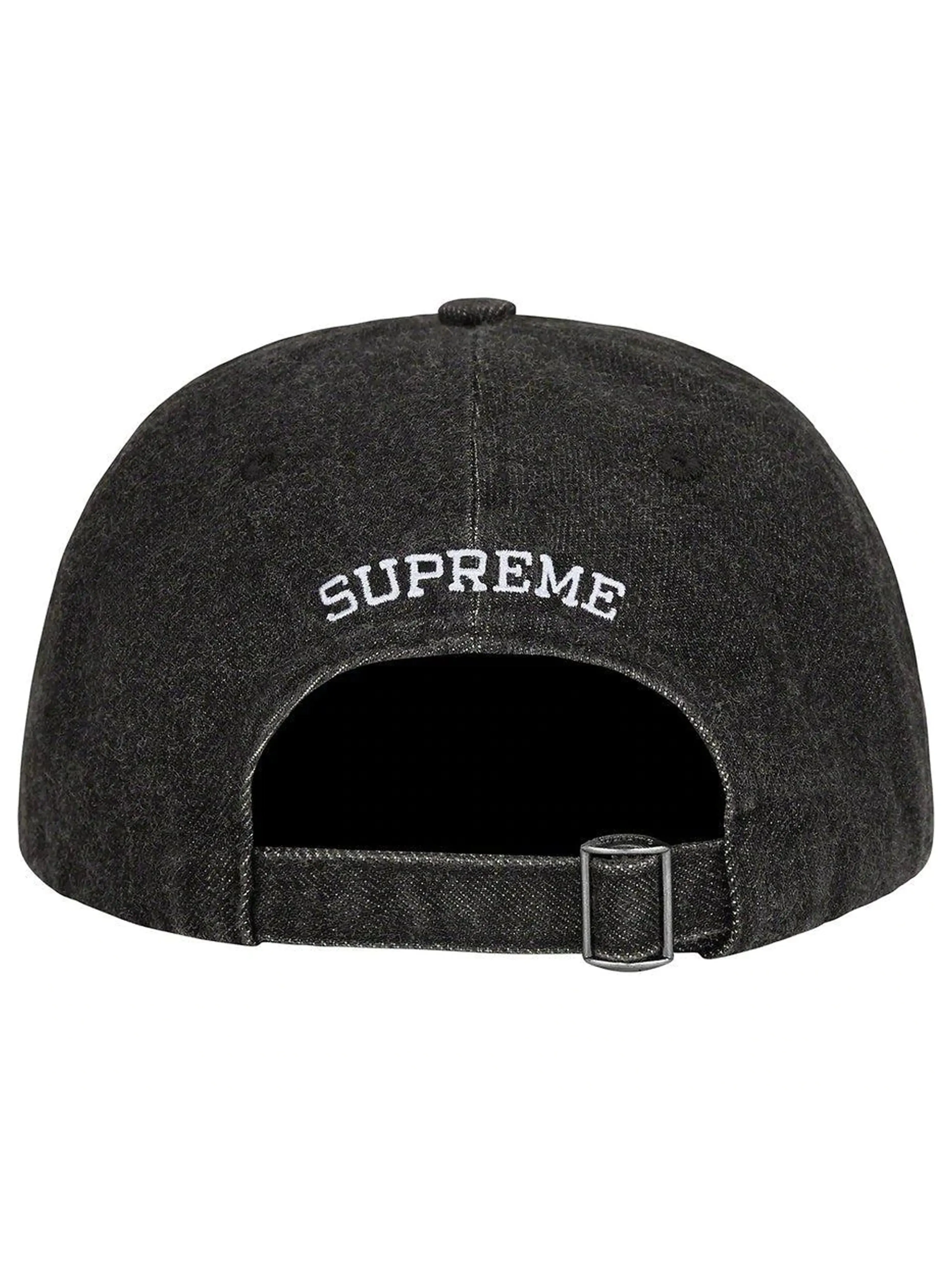 Supreme Kevlar Denim S Logo 6-Panel Black [SS22]