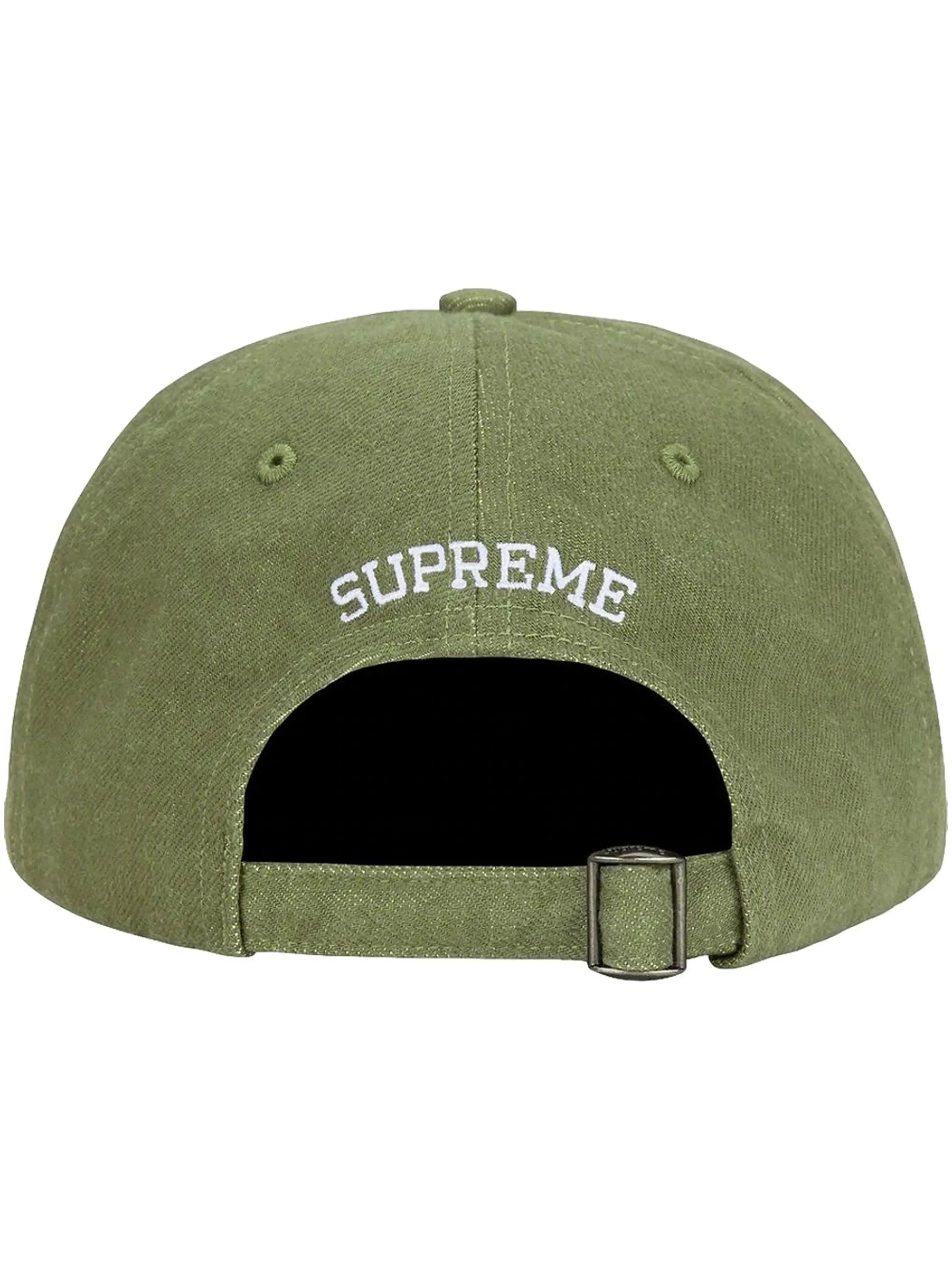 Supreme Kevlar Denim S Logo 6-Panel Olive [SS22]