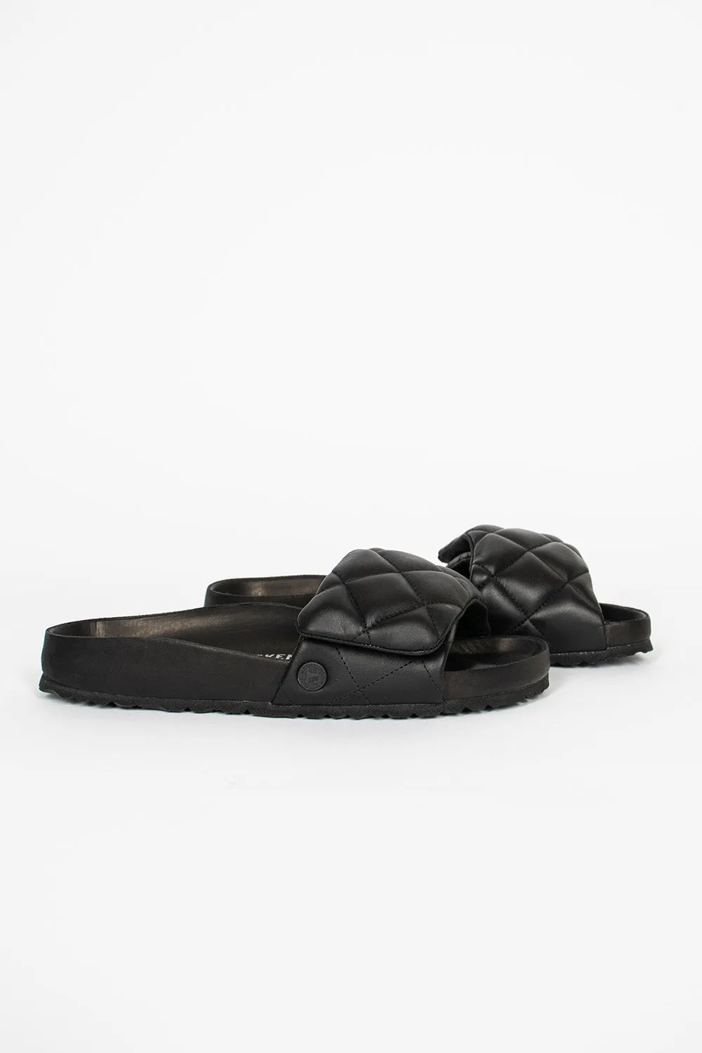 Sylt Quilted Sandal Black