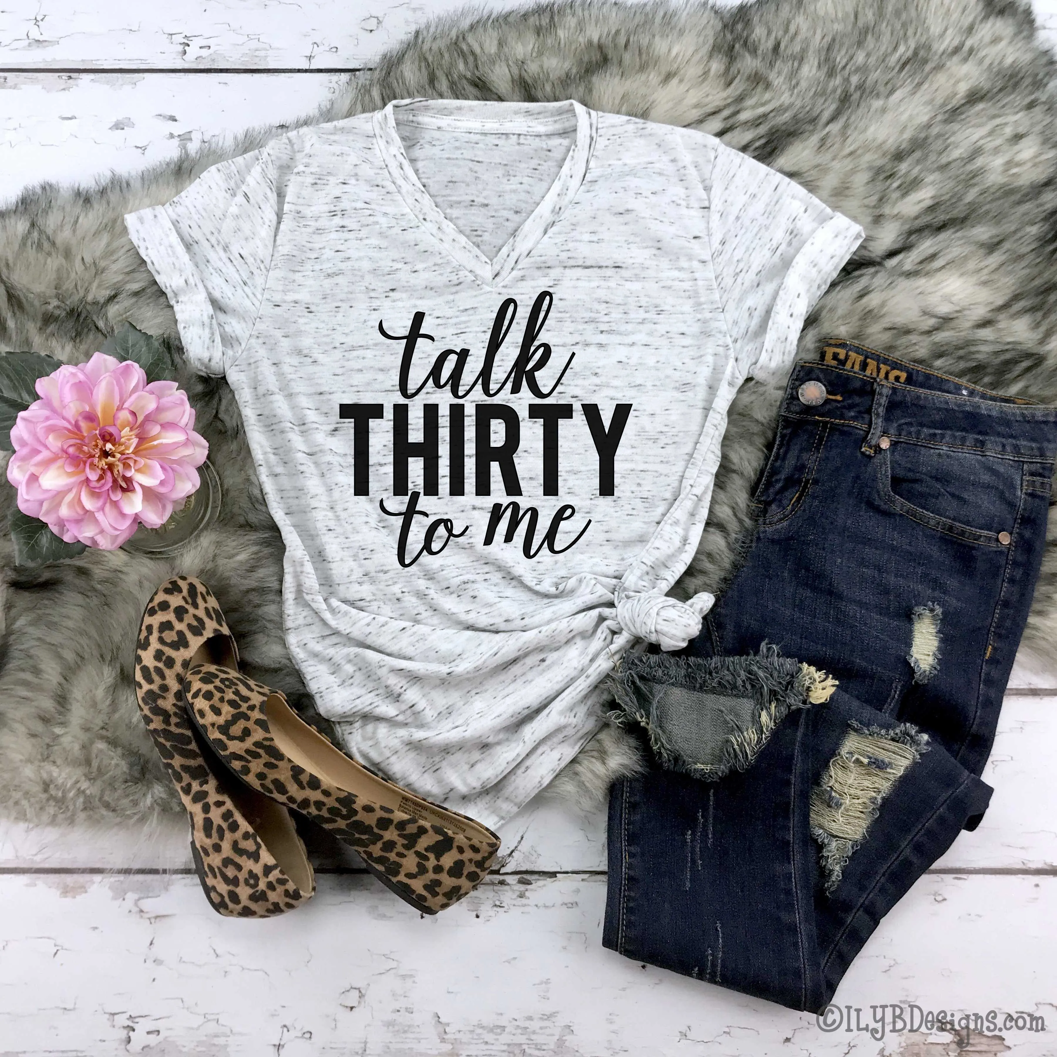 Talk Thirty to Me Shirt | 30th Birthday Shirt | Funny Birthday Shirts