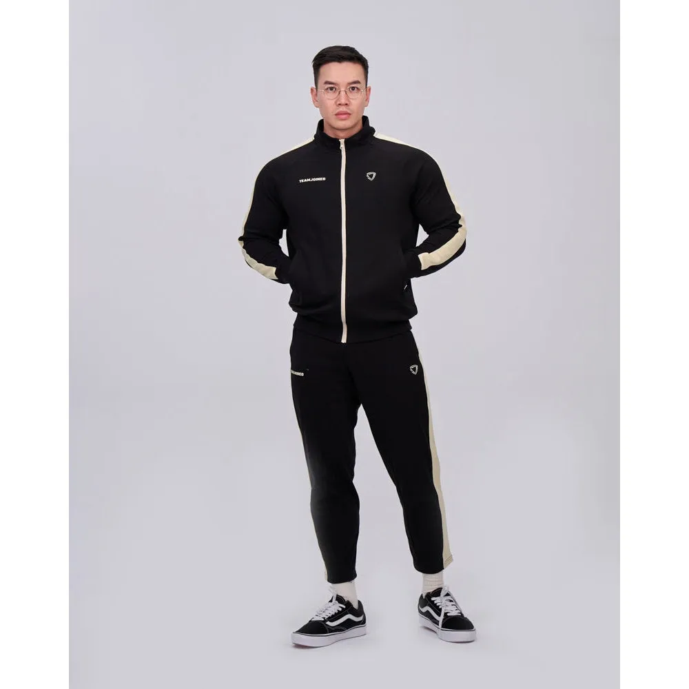 TEAMJOINED JOINED STRIPE JOGGER-BLACK/BEIGE