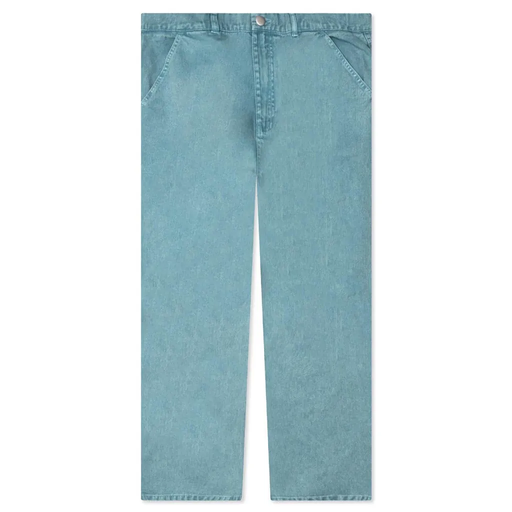 Washed Cotton Work Pant - Slate Blue